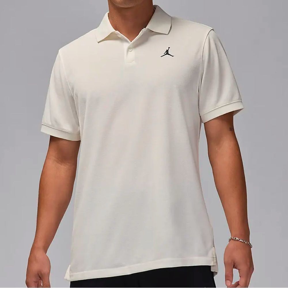 Jordan Sport Dri-Fit Polo White‎ Size Small